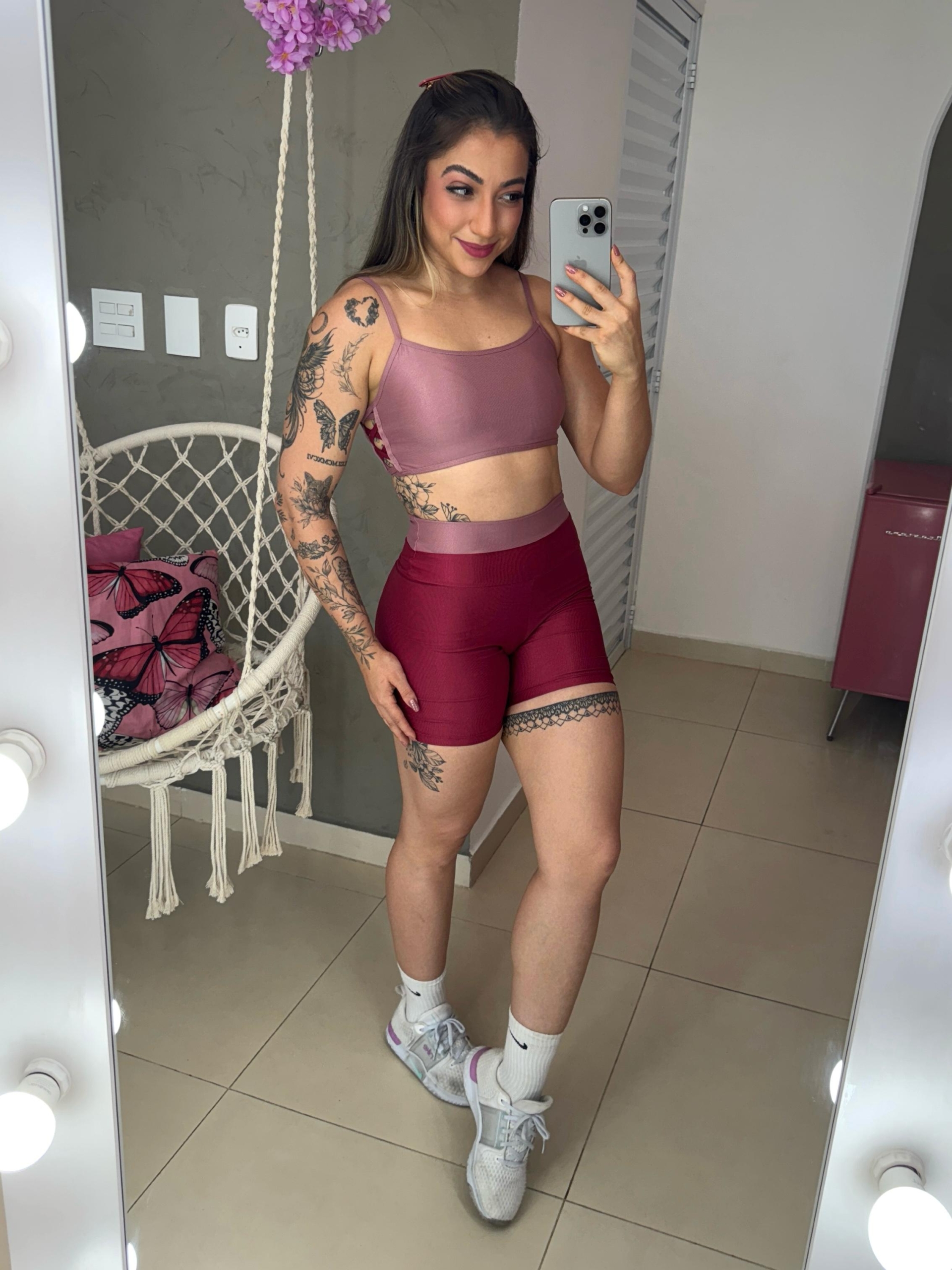 Conjunto short bicolor G